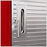 UltraHD Wall Storage Cabinet - 24x12x24 (Red)