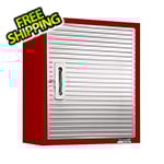 Seville Classics UltraHD Wall Storage Cabinet - 24x12x28 (Red)