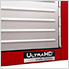 UltraHD Wall Storage Cabinet - 24x12x28 (Red)