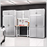 UltraHD Wall Storage Cabinet - 24x12x28 (White)