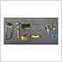 UltraHD 2-Piece Pegboard Set with Hook Assortment Kit (Graphite)