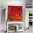 UltraHD 2-Piece Pegboard Set with Hook Assortment Kit (Red)