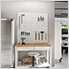 UltraHD 2-Piece Pegboard Set with Hook Assortment Kit (White)