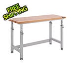 Seville Classics UltraHD 60-Inch Height Adjustable Workbench (Granite)