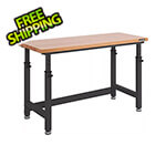 Seville Classics UltraHD 60-Inch Height Adjustable Workbench (Graphite)
