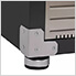 UltraHD 4-Door Stackable Locker Cabinet (Graphite)