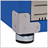 UltraHD 4-Door Stackable Locker Cabinet (Blue)