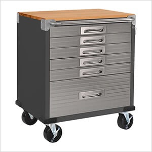 UltraHD 6-Drawer Rolling Cabinet (Graphite)