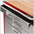 UltraHD 6-Drawer Rolling Cabinet (Red)