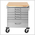 UltraHD 6-Drawer Rolling Cabinet (White)