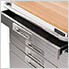 UltraHD 6-Drawer Rolling Cabinet (White)
