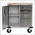 UltraHD Rolling Storage Cabinet with 4-Drawers (Granite)