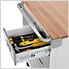 UltraHD Rolling Storage Cabinet with 4-Drawers (Granite)
