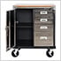 UltraHD Rolling Storage Cabinet with 4-Drawers (Graphite)