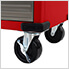 UltraHD Rolling Storage Cabinet with 4-Drawers (Red)