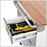 UltraHD Rolling Storage Cabinet with 4-Drawers (White)