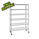 Seville Classics Heavy Duty 6-Tier Industrial Shelving (Granite)