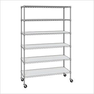 Heavy Duty 6-Tier Industrial Shelving (Granite)