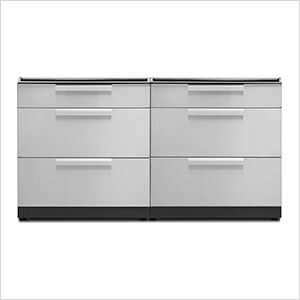 Stainless Steel 2-Piece Outdoor Kitchen Set (No Countertop)