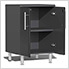 6-Piece Garage Cabinet Kit with Bamboo Worktop in Midnight Black Metallic