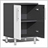 6-Piece Garage Cabinet Kit with Bamboo Worktop in Starfire White Metallic