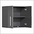 7-Piece Garage Cabinet Kit with Bamboo Worktop in Graphite Grey Metallic