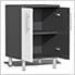 7-Piece Garage Cabinet Kit with Bamboo Worktop in Starfire White Metallic