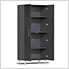 10-Piece Garage Cabinet Kit with Channeled Worktops in Midnight Black Metallic