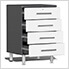 10-Piece Garage Cabinet Kit with Channeled Worktops in Starfire White Metallic