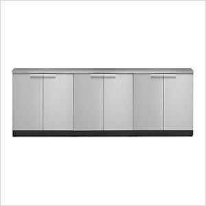 Stainless Steel 4-Piece Outdoor Kitchen Set with Countertops