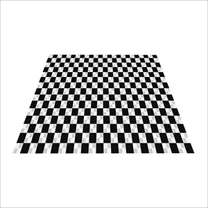 Ribtrax Pro Three Car Garage Floor Tile Mat (Jet Black / Arctic White)