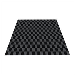 Ribtrax Pro Three Car Garage Floor Tile Mat (Jet Black / Slate Grey)