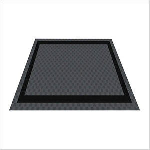 Ribtrax Pro Three Car Garage Floor Tile Mat (Jet Black / Slate Grey)