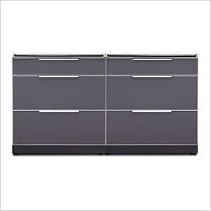 Aluminum Slate 2-Piece Outdoor Kitchen Set (No Countertop)