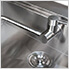 Stainless Steel 4-Piece Outdoor Kitchen Set with Countertops and Covers