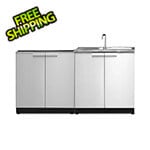 NewAge Outdoor Kitchens Stainless Steel 2-Piece Outdoor Kitchen Set (No Countertop)
