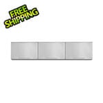 NewAge Outdoor Kitchens 3 x Stainless Steel Wall Cabinets