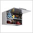 3 x Stainless Steel Wall Cabinets