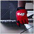 Ribtrax Pro One Car Garage Floor Tile Mat (Jet Black / Racing Red)