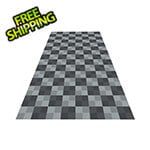 Swisstrax Ribtrax Pro One Car Garage Floor Tile Mat (Pearl Silver / Slate Grey)