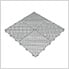 Ribtrax Pro One Car Garage Floor Tile Mat (Pearl Silver / Slate Grey)
