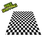 Swisstrax Ribtrax Pro Two Car Garage Floor Tile Mat (Jet Black / Arctic White)