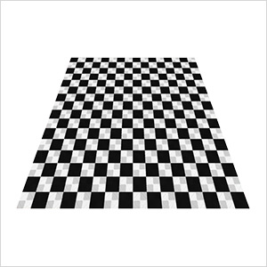 Ribtrax Pro Two Car Garage Floor Tile Mat (Jet Black / Arctic White)