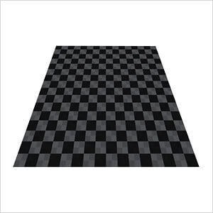 Ribtrax Pro Two Car Garage Floor Tile Mat (Jet Black / Slate Grey)