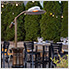 Arc 32K BTU Cantilever Infrared Outdoor Heater (Hammered Silver Vein)