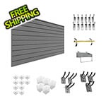 Proslat Handyman Slatwall Wall Storage Bundle (Light Grey)