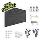 Proslat Handyman Slatwall Wall Storage Bundle (Charcoal)