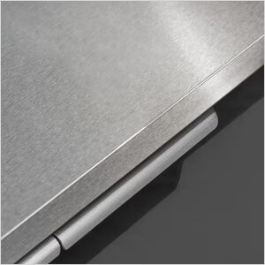 Aluminum Slate 4-Piece Outdoor Kitchen Set with Countertops