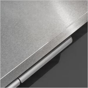 Aluminum Slate 4-Piece Outdoor Kitchen Set with Countertops and Covers
