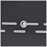 3 x Aluminum Slate Grey Wall Cabinet